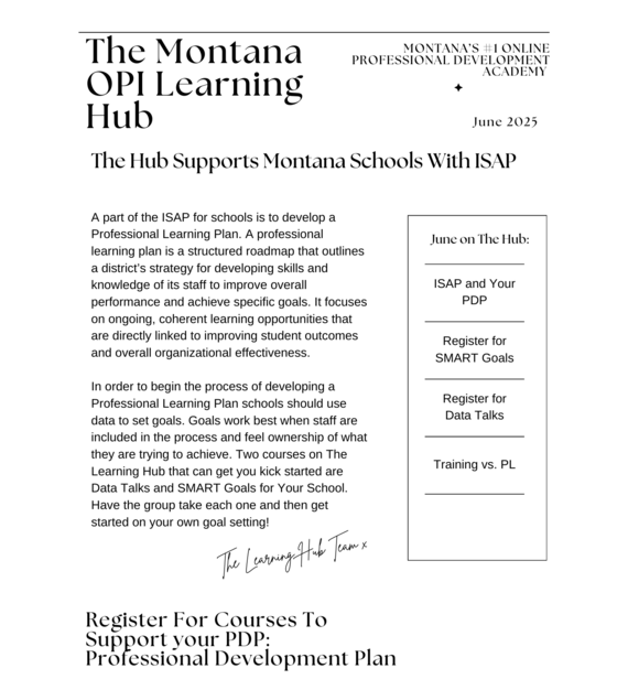 Learning Hub updates page 1