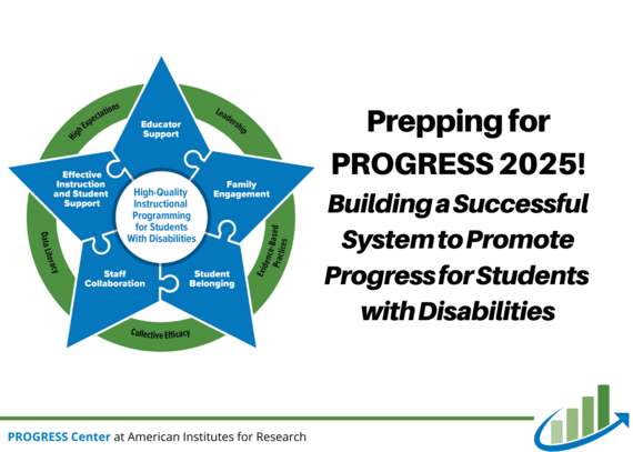 Prepping for PROGRESS: Building a Successful System to Promote Progress for Students with Disabilities, Aug 12-13, 2025