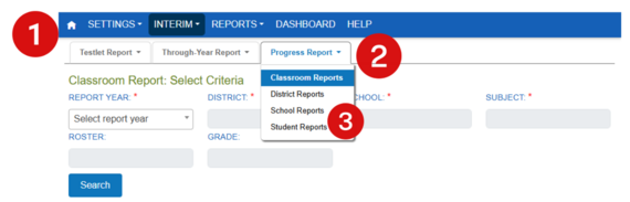 Access Progress Reports