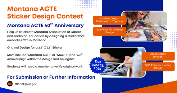 MACTE Sticker Design Flyer