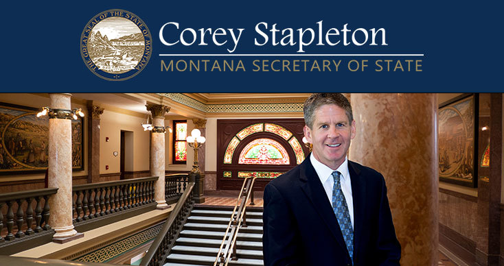 Corey Stapleton Montana Secretary of State