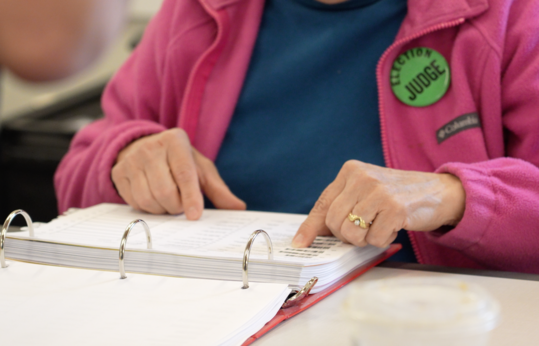 Election Judge Poll Book