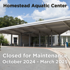 Homestead Aquatic Center entrance