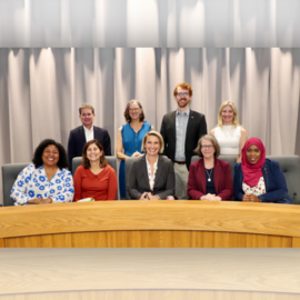 2024-2025 Council at dais