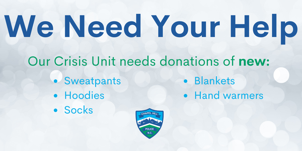 Crisis Unit request for donations