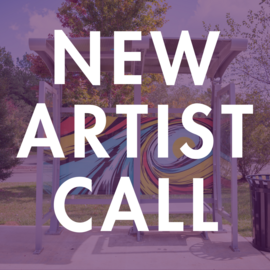 New Artist Call with bus shelter in background