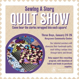Sewing a Story Quilt Show details with picture of a quilt