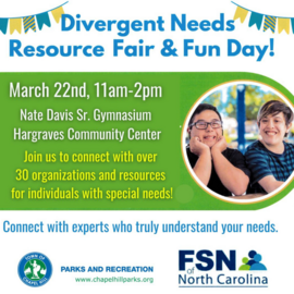 Divergent Needs Resource Fair & Fun Day on March 22 at 11 a.m - 2 p.m