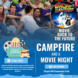 Campfire and a movie on Friday May 9 at Community Center