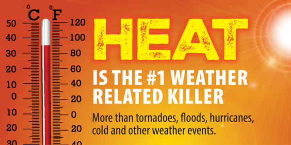 Heat is the #1 weather related killer
