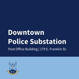 Downtown Police Substation at 179 E Franklin St