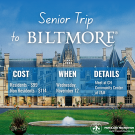 Senior Trip to Biltmore Estate 