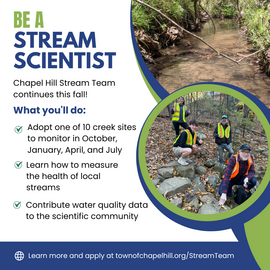 Be a stream scientist