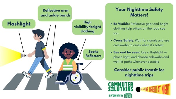 Be Bright at Night Safety tips