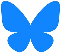 Bluesky social media logo