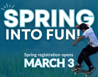 Parks and Recreation Spring Program Registration Starts March 3