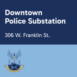 Downtown Police Substation at 306 W Franklin St.