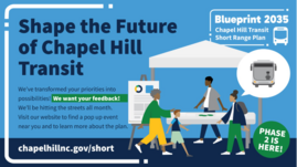 Shape the Future of Chapel Hill Transit with the blueprint 2035 short range plan