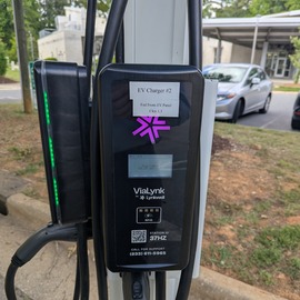 New EV charging station at Homestead Park