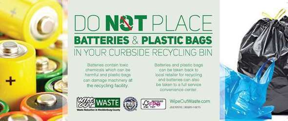 Do not recycle batteries image