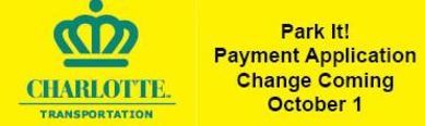Park It Payment App Change