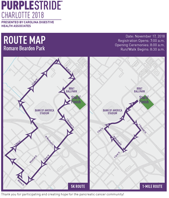 PurpleStride Charlotte 2018