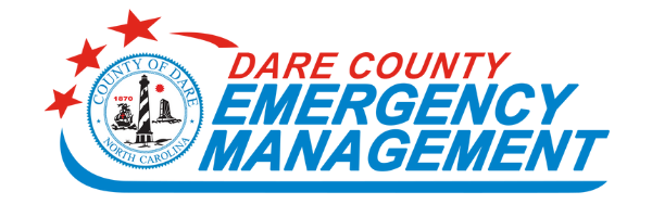 Logo which says "Dare County Emergency Management"