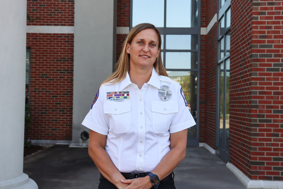 Kristen Burritt, Emergency Medical Technician Paramedic for the Dare County EMS Department, 10-year pin.