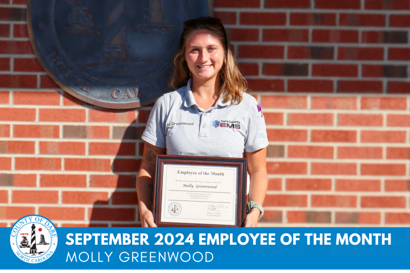 Heading: September 2024 Employee of the Month Molly Greenwood