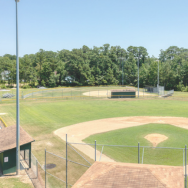 Aerial images of baseball fields.