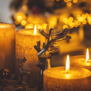 Image of lit candles.