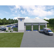 Rendering of EMS Station 9