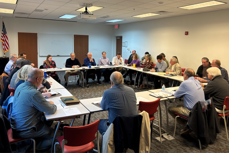 Image taken of the Dare Community Housing Task Force during a 2024 meeting.