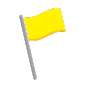Graphic of a yellow flag.