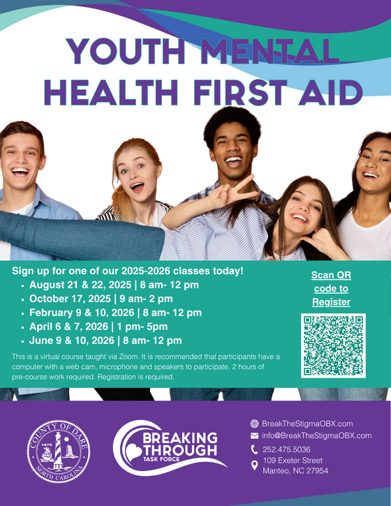 Register Today for Mental Health First Aid Course