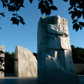 Image of the statue for Martin Luther King, Jr.
