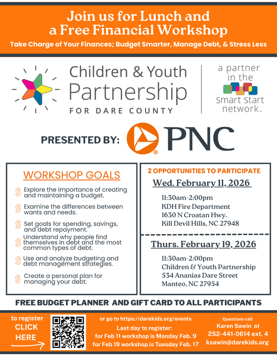 FREE financial workshop for community members