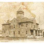 Old image of the Dare County courthouse exterior