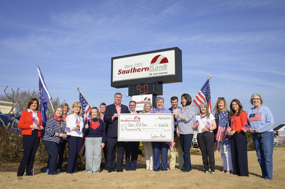Image of the Dare A250 Faire Committee honoring Southern Bank as a sponsor