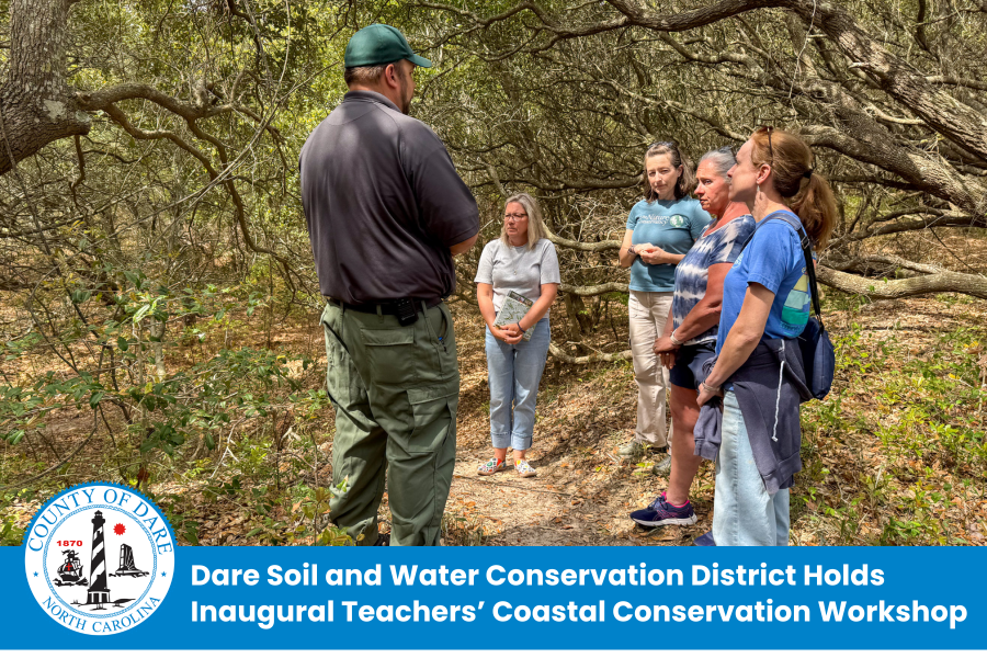 Heading: Dare Soil and Water Conservation District Holds Inaugural Teachers’ Coastal Conservation Workshop