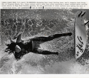 East Coast Surfing Association Men's champion Seth Brody surfing in 1991