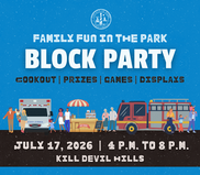 Graphic: Block Party July 17, 2026 4 p.m. to 8 p.m.