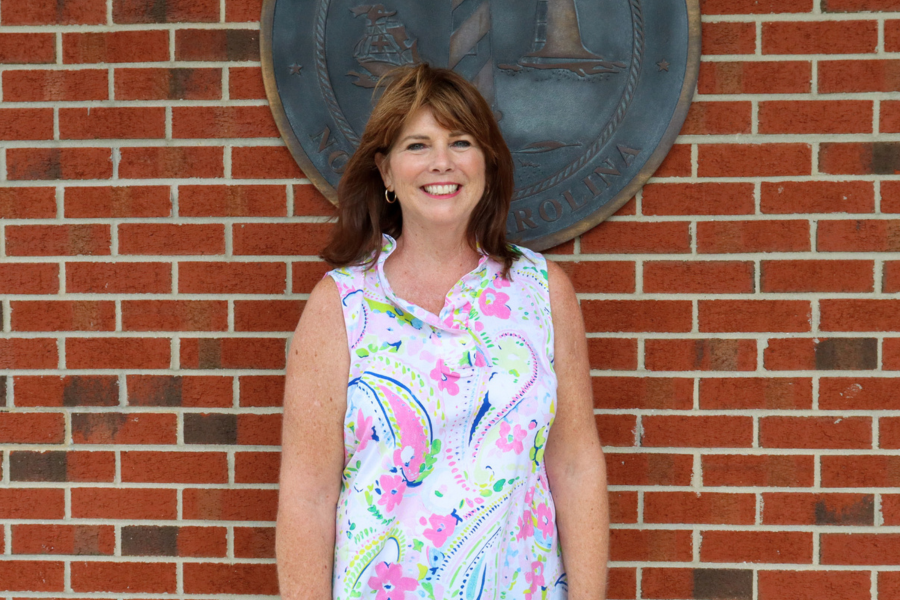 Pam Midgett, Administrative Assistant for the Dare County IT Department, 30-year pin. 