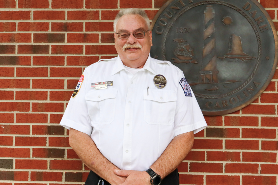 Chuck Albright, Dare County EMS Paramedic, 10-year pin. 