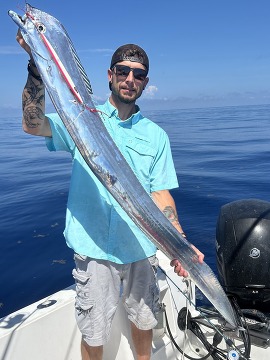 Jody Hopkins state record Channel Scabbardfish