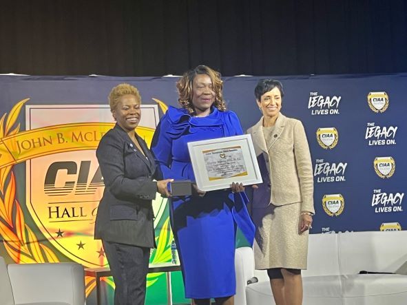 Elorine Hill Inducted in CIAA Hall of Fame