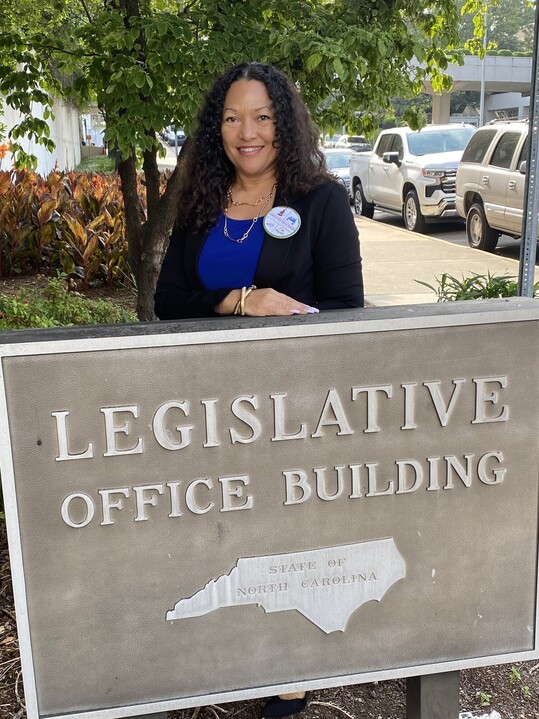 MES Principal Intern Kimberly Tamsett in Raleigh