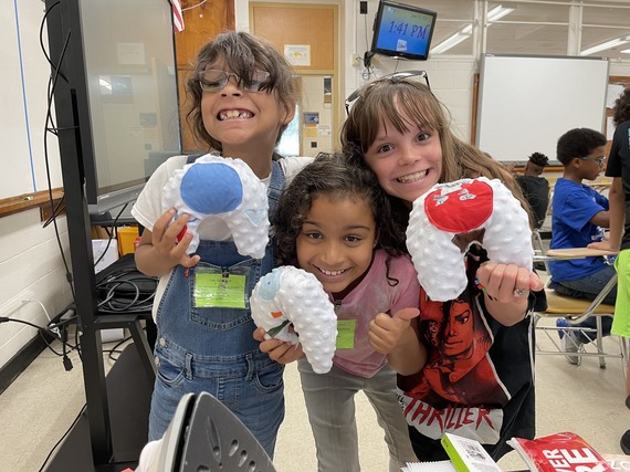 AIG Summer Campers Sewing