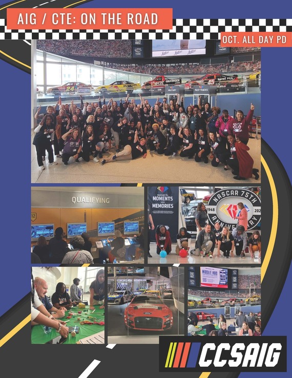 AIG/CTE NASCAR Collage