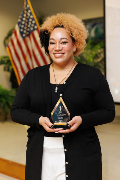 CCS 2023-24 Psychologist of the Year Aisha Middleton